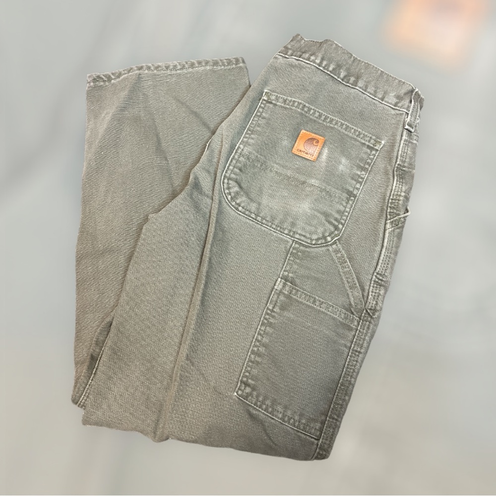 Carhartt Green Worker Pants Sz 31x30
